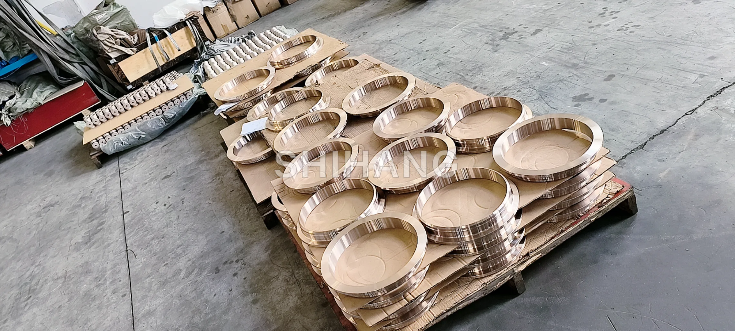 Copper nickel stub ends and collars prepared for lap joint and composite flange assemblies